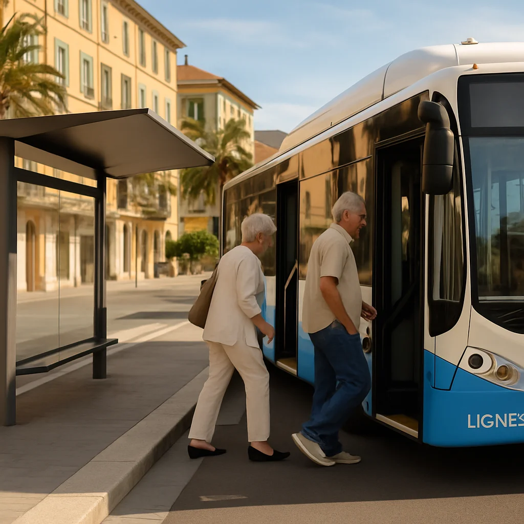 65-plussers in de Métropole Nice-Côte d’Azur vanaf september gratis met bus en tram
