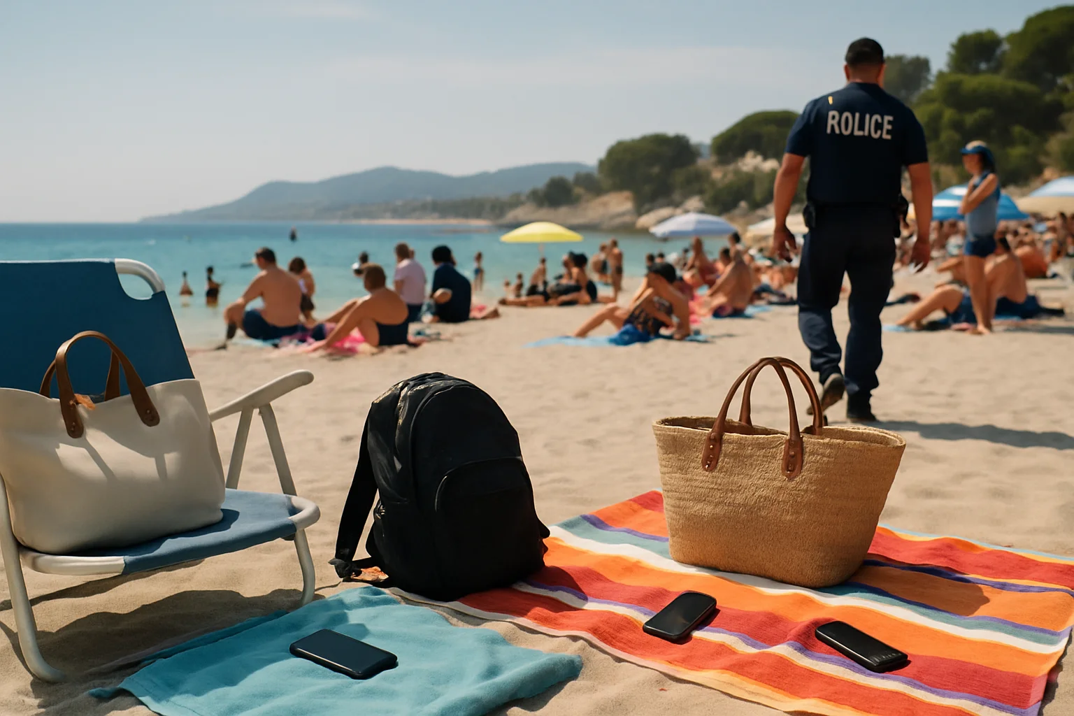 Diefstallen op stranden Antibes en Juan-les-Pins fors toegenomen: politie roept op tot extra alertheid