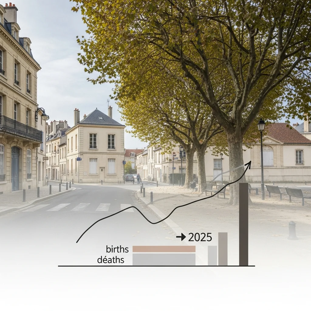 Franse bevolking krimpt voor het eerst door natuurlijk tekort