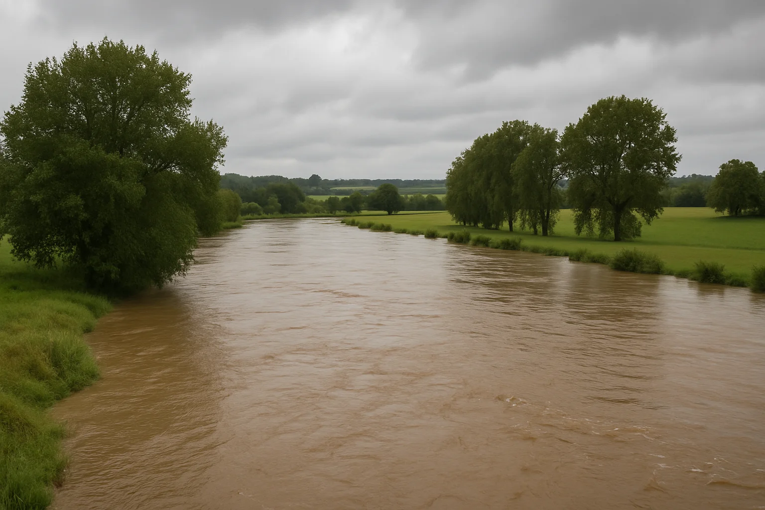 Na periode van hitte nu verhoogd risico op overstromingen in Frankrijk