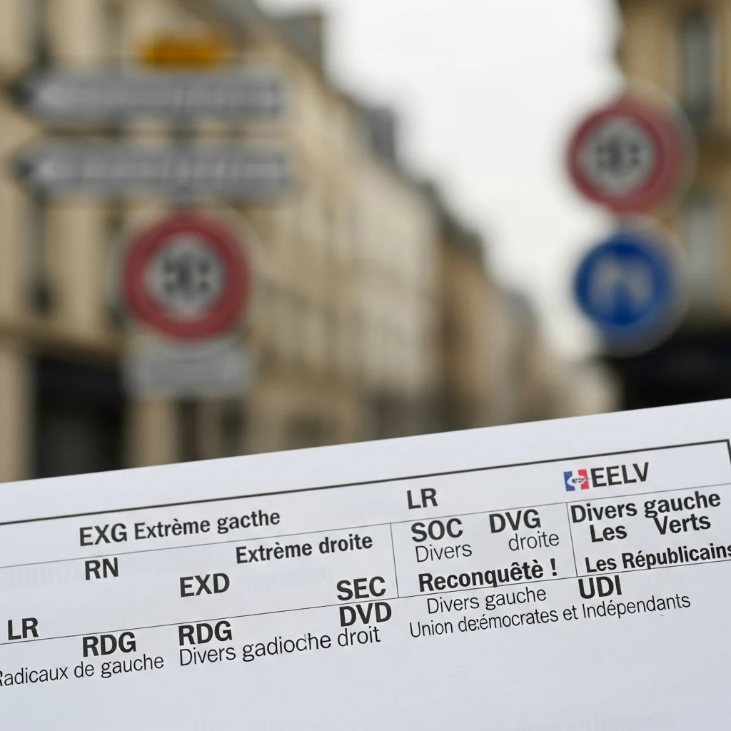 Zestig verkiezingslabels voor Franse gemeenteraadsverkiezingen 2026: van EXG tot LEXD