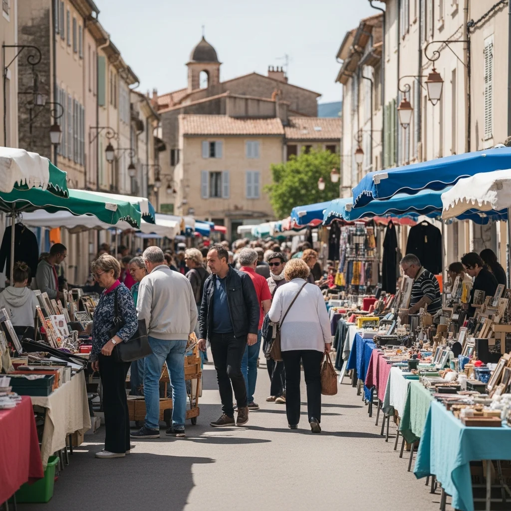Drukke agenda voor Franse rommelmarkten op 1 mei