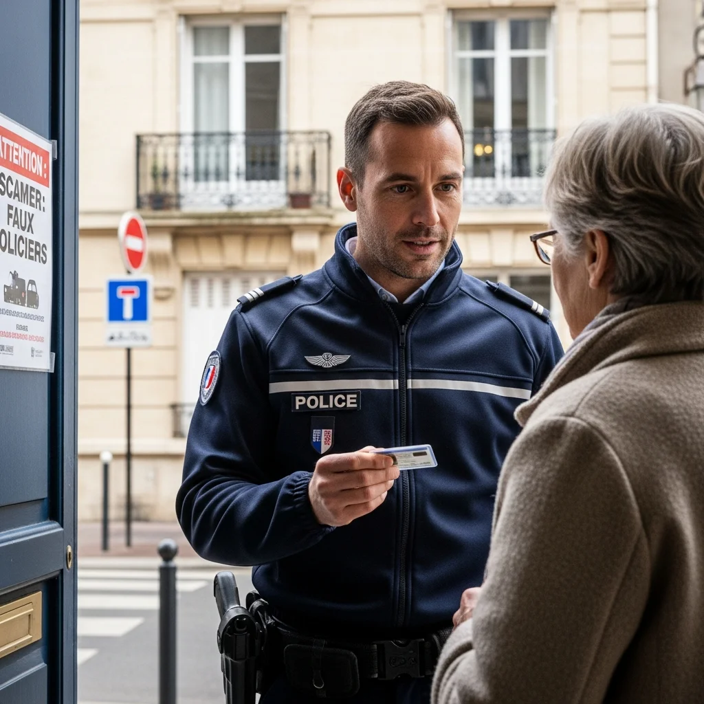 Waarschuwing voor oplichters die zich voordoen als Franse politieagenten