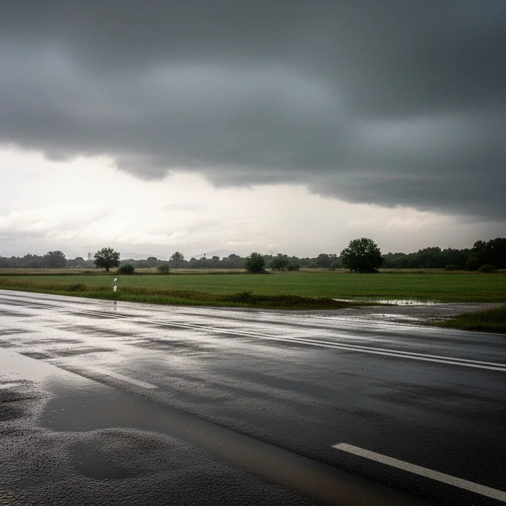 Onstabiel weer en zware regenval voorspeld in de Var op 24 maart