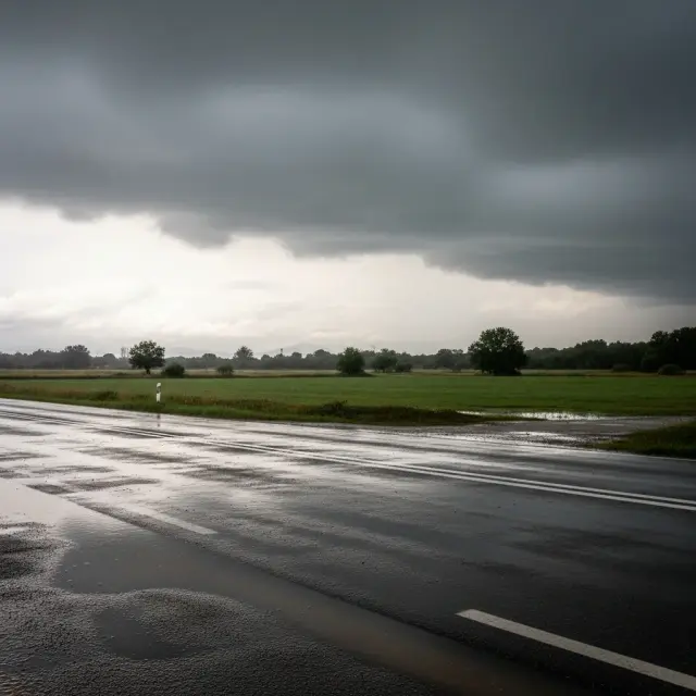 Onstabiel weer en zware regenval voorspeld in de Var op 24 maart