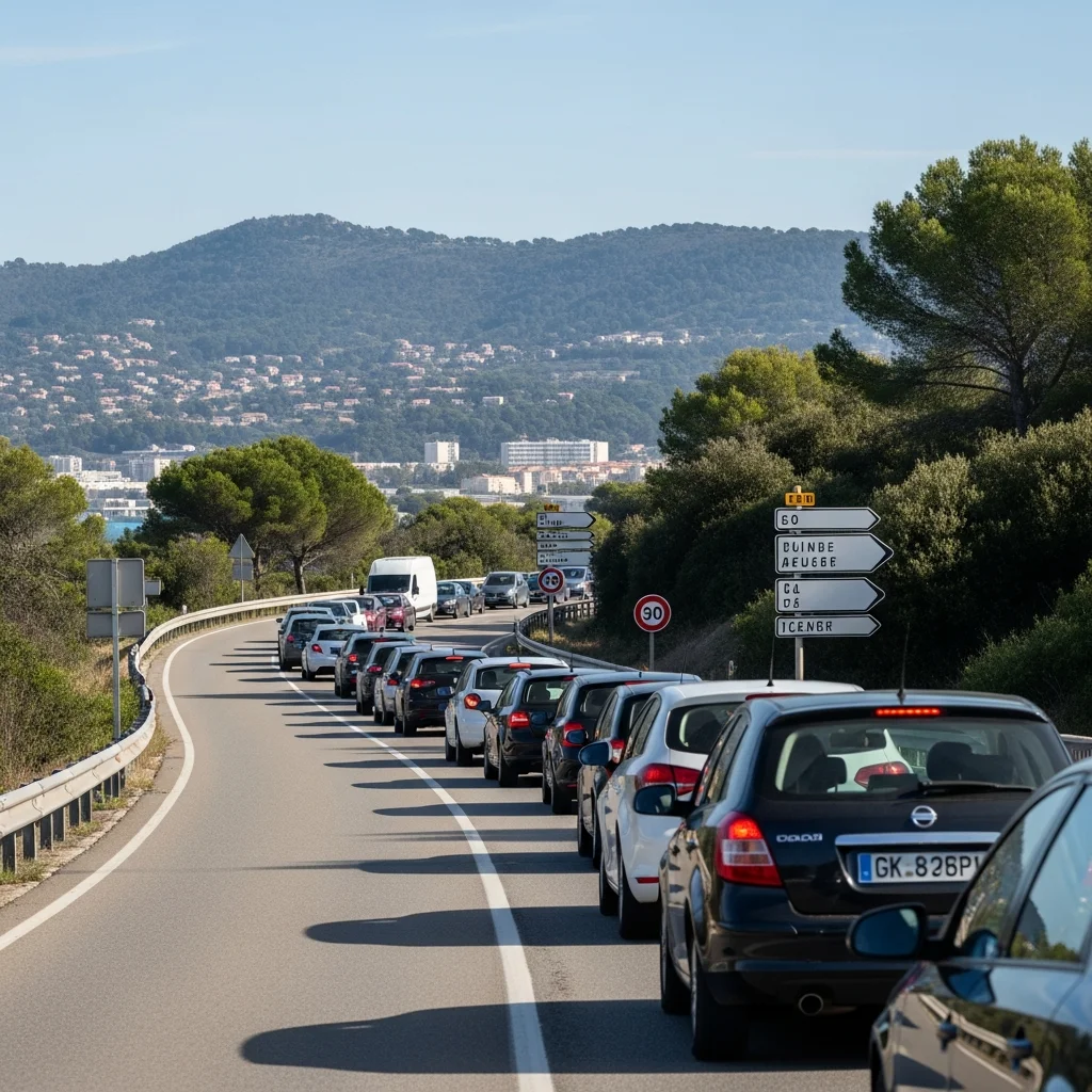 Verkeersdrukte verwacht rond 1 mei in Alpes-Maritimes en Var: dit zijn de verwachte knelpunten