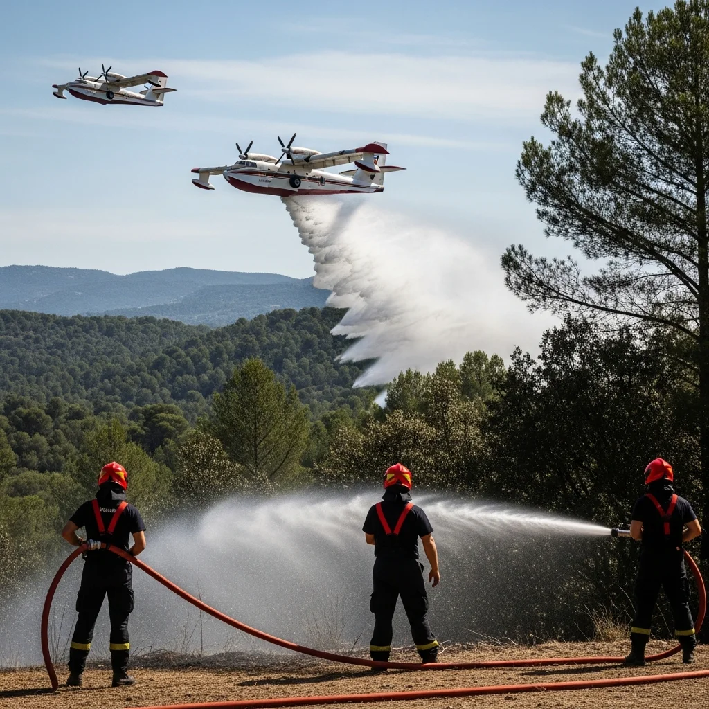 Brand bij Châteauneuf-Grasse nabij Nice snel onder controle gebracht