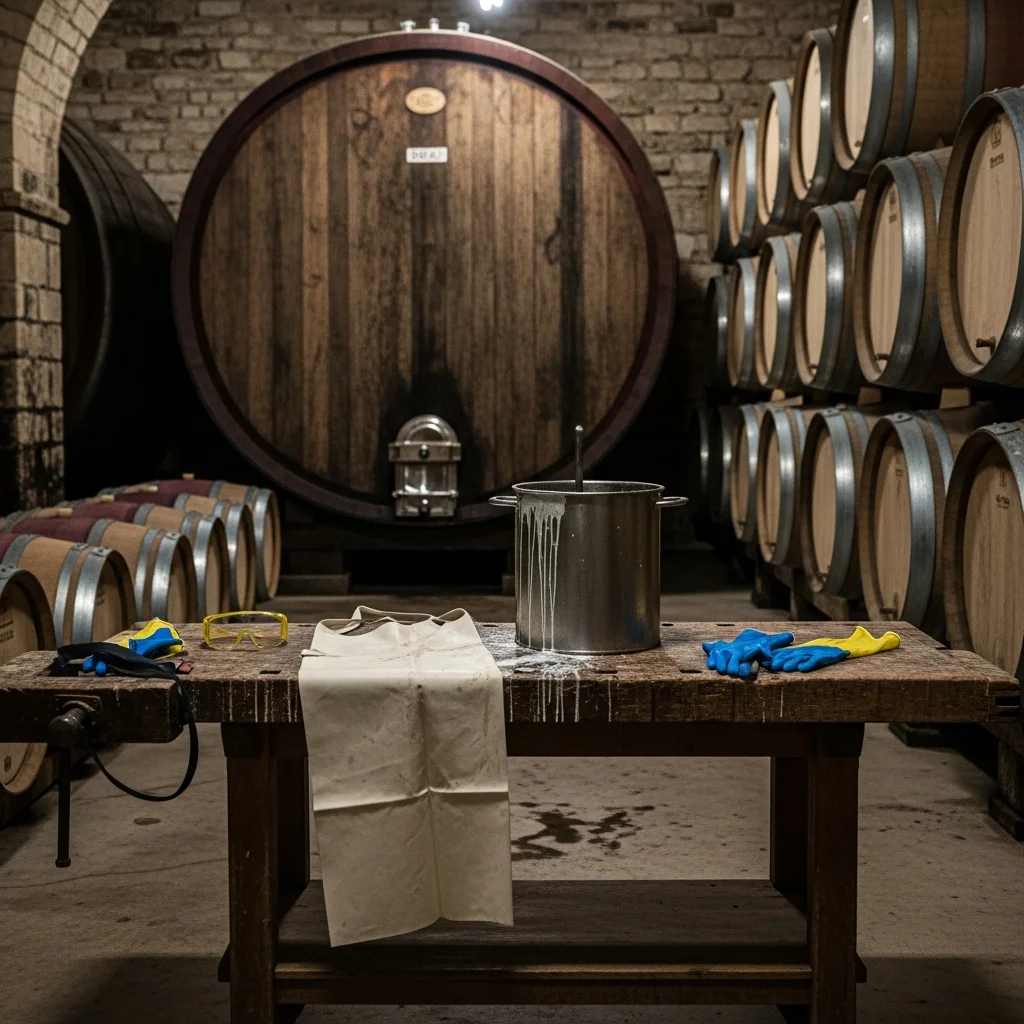 Werkneemster slachtoffer van ernstig arbeidsongeval met loog in wijnkelder Gers