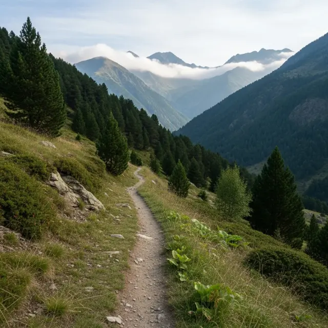 Waarschuwing voor gevaarlijke stukken vlees met glas op populaire wandelroute in de Andorrese Pyreneeën