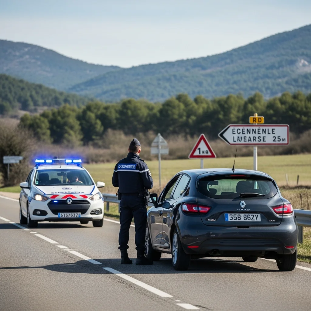 Direct rijverbod en boete na forse snelheidsovertreding met huurauto in Ariège
