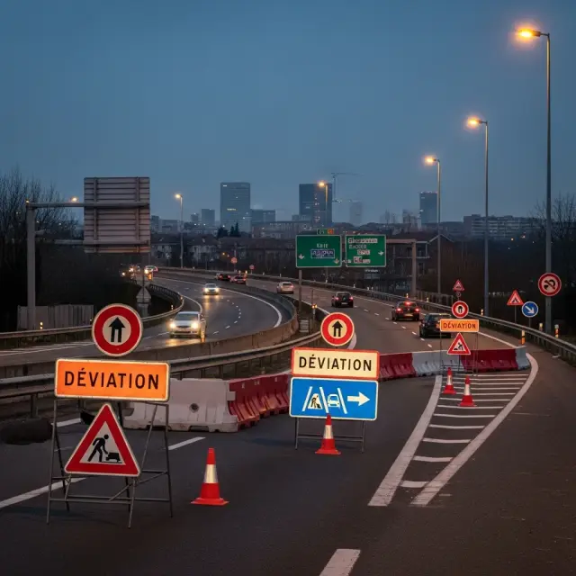 Nachtafsluitingen op de ringweg van Toulouse aangekondigd voor mei
