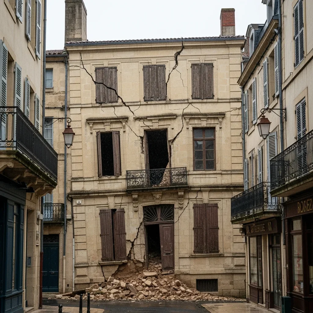 Aardverschuiving in Rodez leidt tot sluiting belastingkantoor en evacuatie woningen