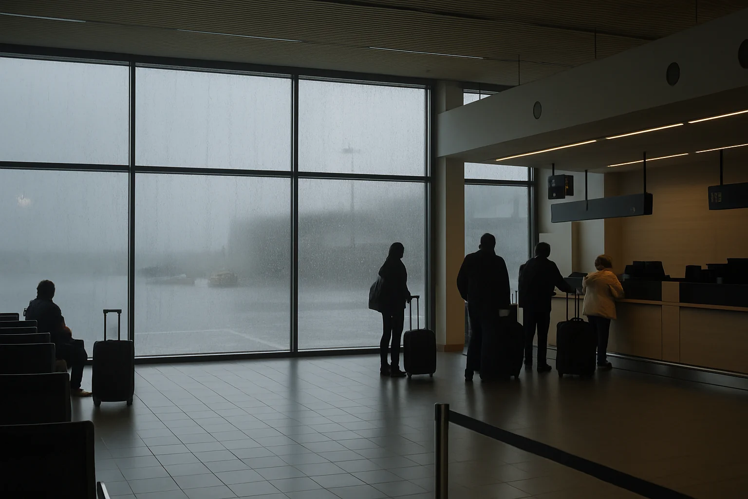 Tientallen vluchten tussen Corsica en vasteland geannuleerd door onweer