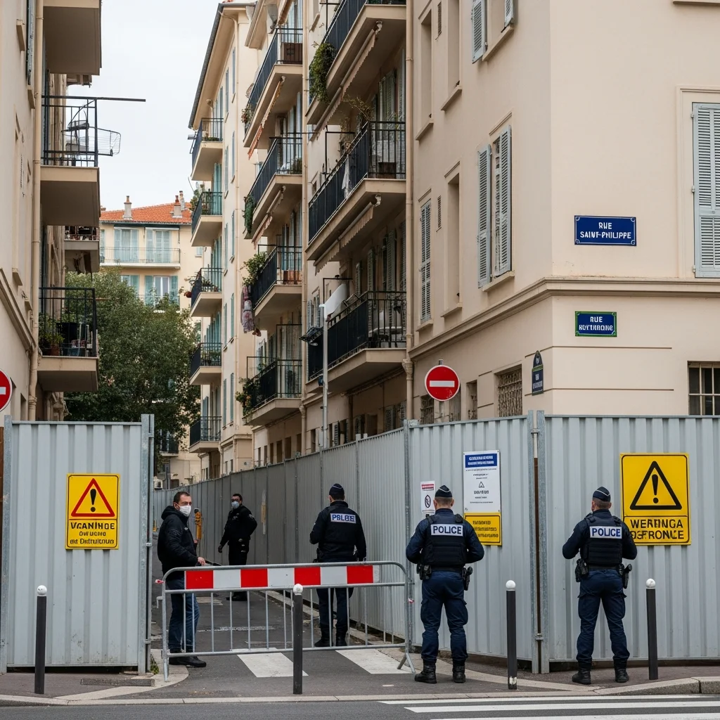 Woningblok in Nice ontruimd na constatering illegale bewoning