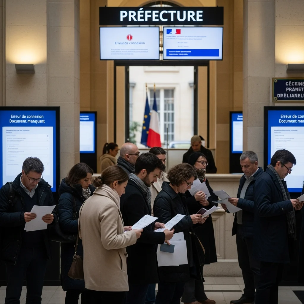 Aanvragen en verlengen verblijfskaarten Frankrijk opnieuw vertraagd door digitale problemen