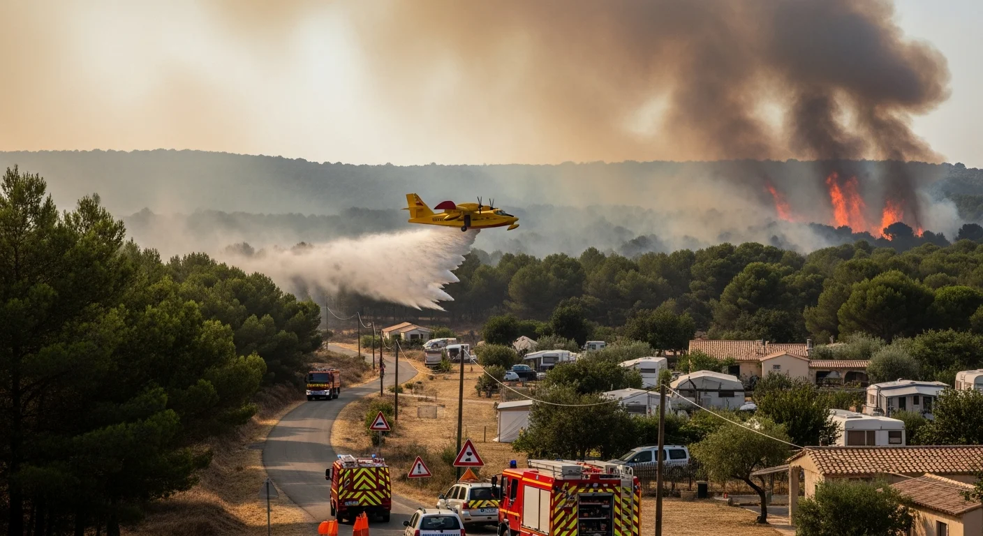 Natuurbrand bij Brignoles leidt tot evacuaties en grote inzet hulpdiensten