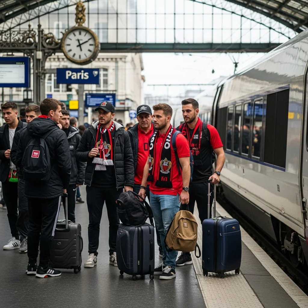 Reis naar de Coupe de France-finale moeizamer door uitval speciale trein voor supporters Nice