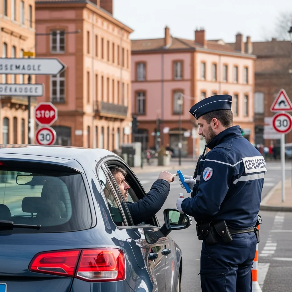 Automobilist bij Toulouse betrapt met bier achter het stuur: extreem alcoholgehalte