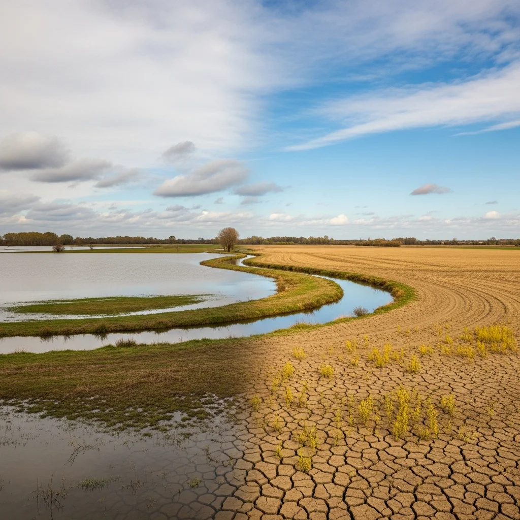 Klimaat en waterbeheer in Lot-et-Garonne onder druk na snelle overgang van overstromingen naar droogte