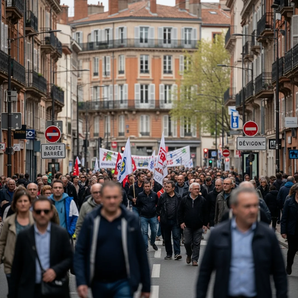 Geplande demonstratie op 1 mei legt openbaar vervoer in Toulouse stil
