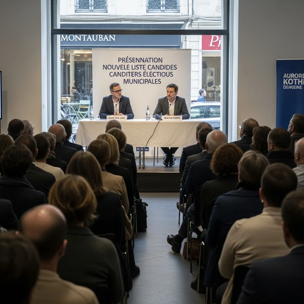 Nieuwe kandidaten presenteren lijst en koers voor gemeenteraadsverkiezingen Montauban 2026