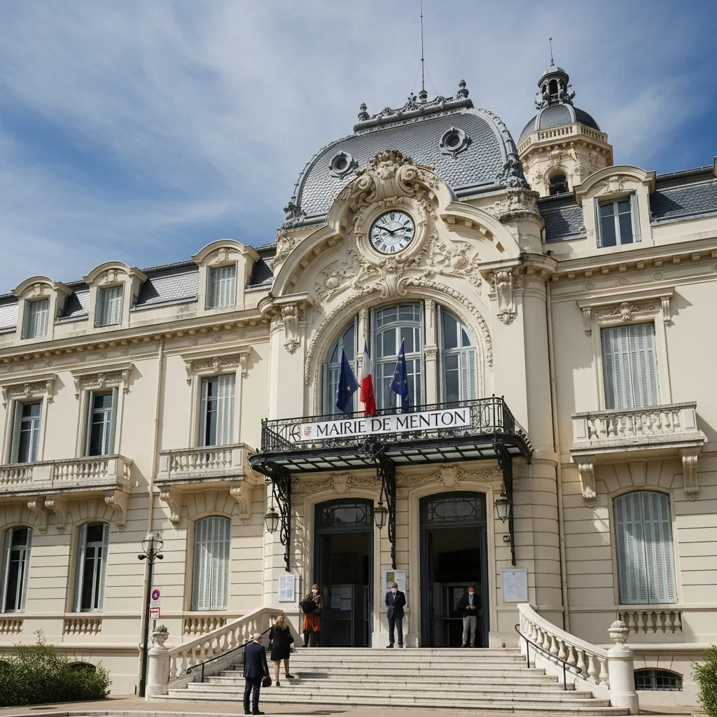 Alexandra Masson wordt aangekondigd als winnares van gemeenteraadsverkiezingen in Menton