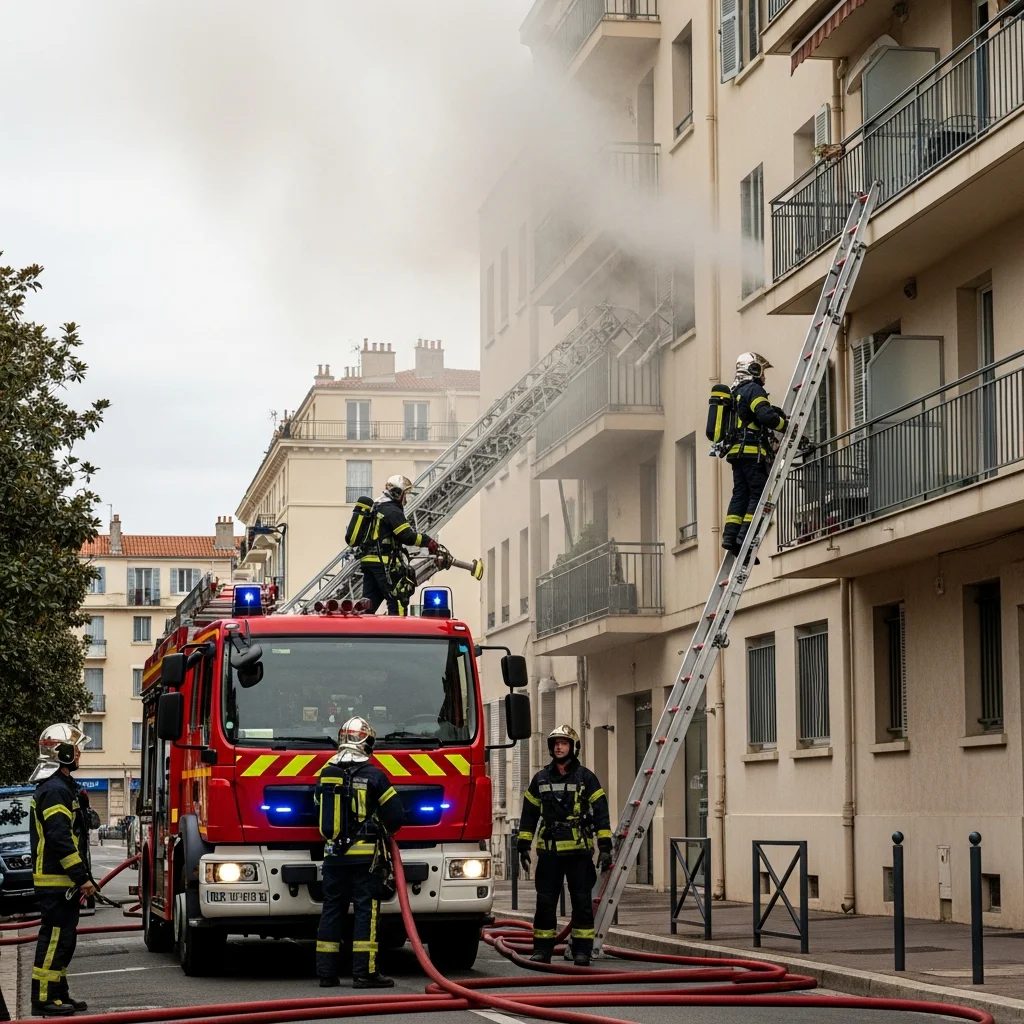 Brand in appartement in Toulon onder controle gebracht