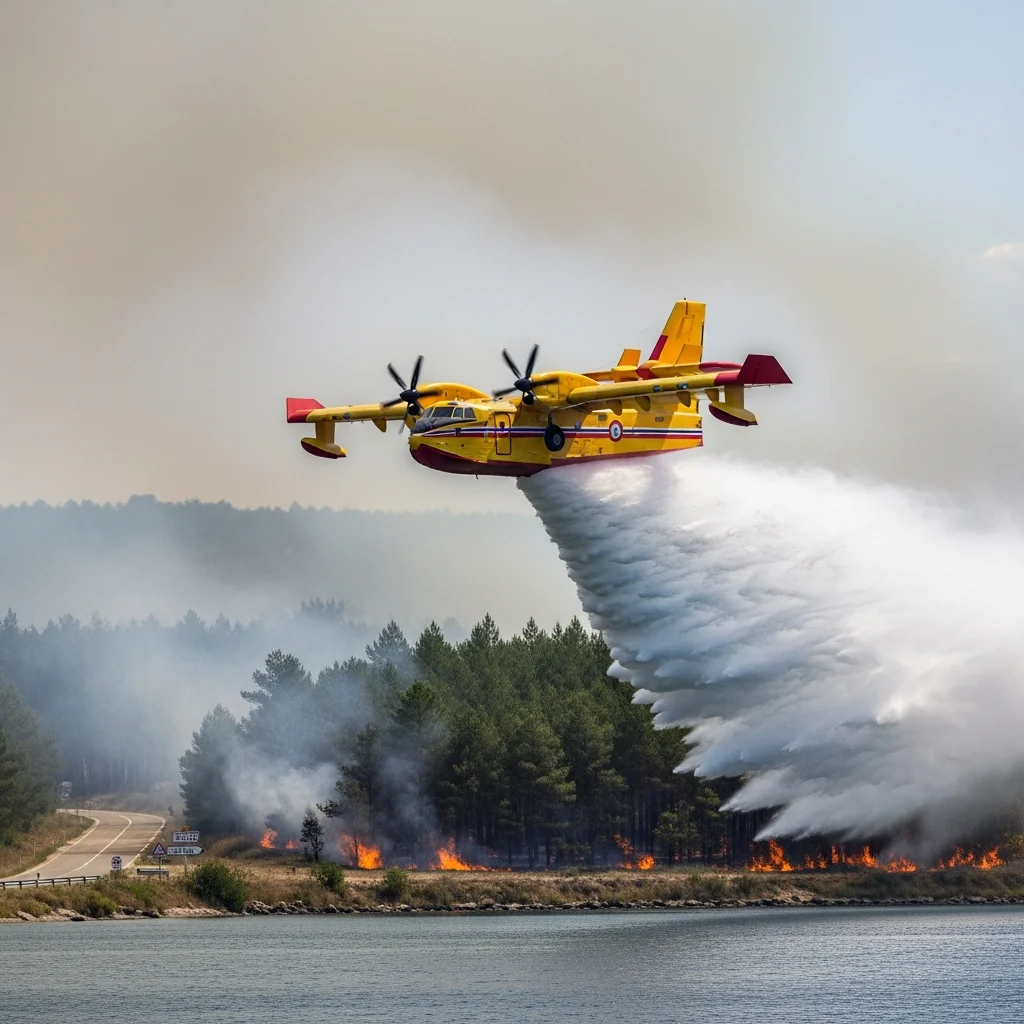 Frankrijk bestelt twee nieuwe Canadairs voor bosbrandbestrijding, levering voorzien in 2032