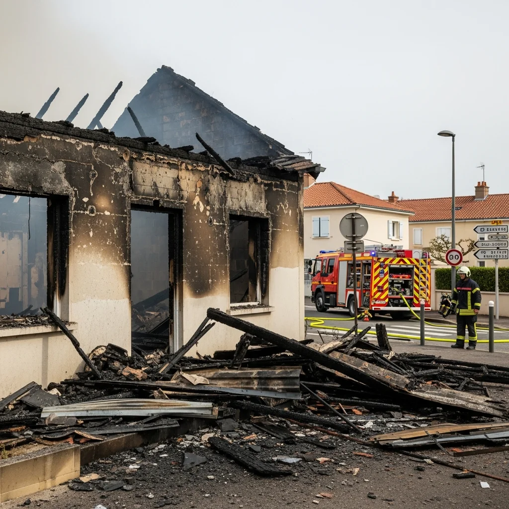 Gezin dakloos na woningbrand in La Garde