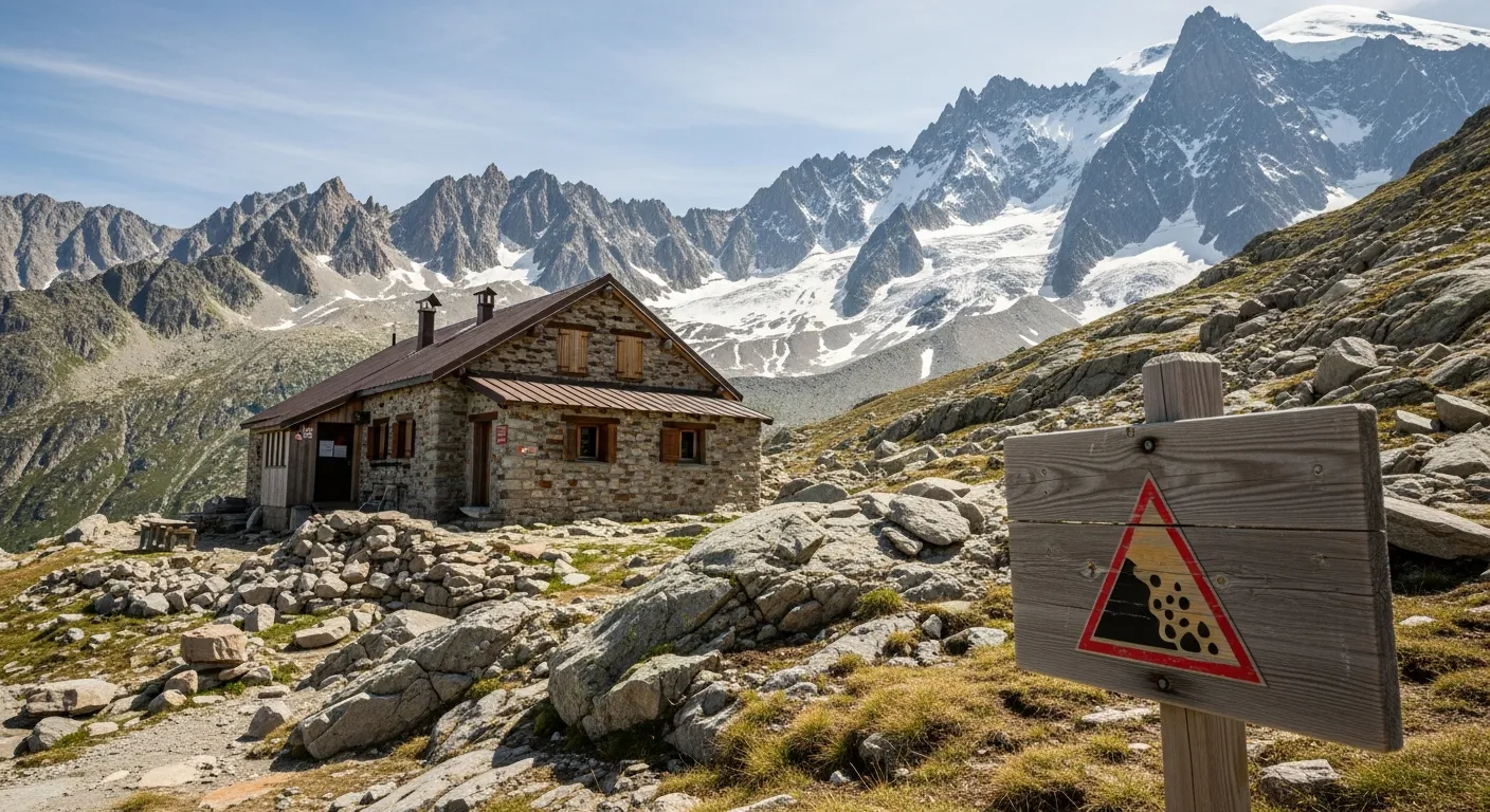 Sluiting berghutten op Mont-Blanc door acuut gevaar op steenslag