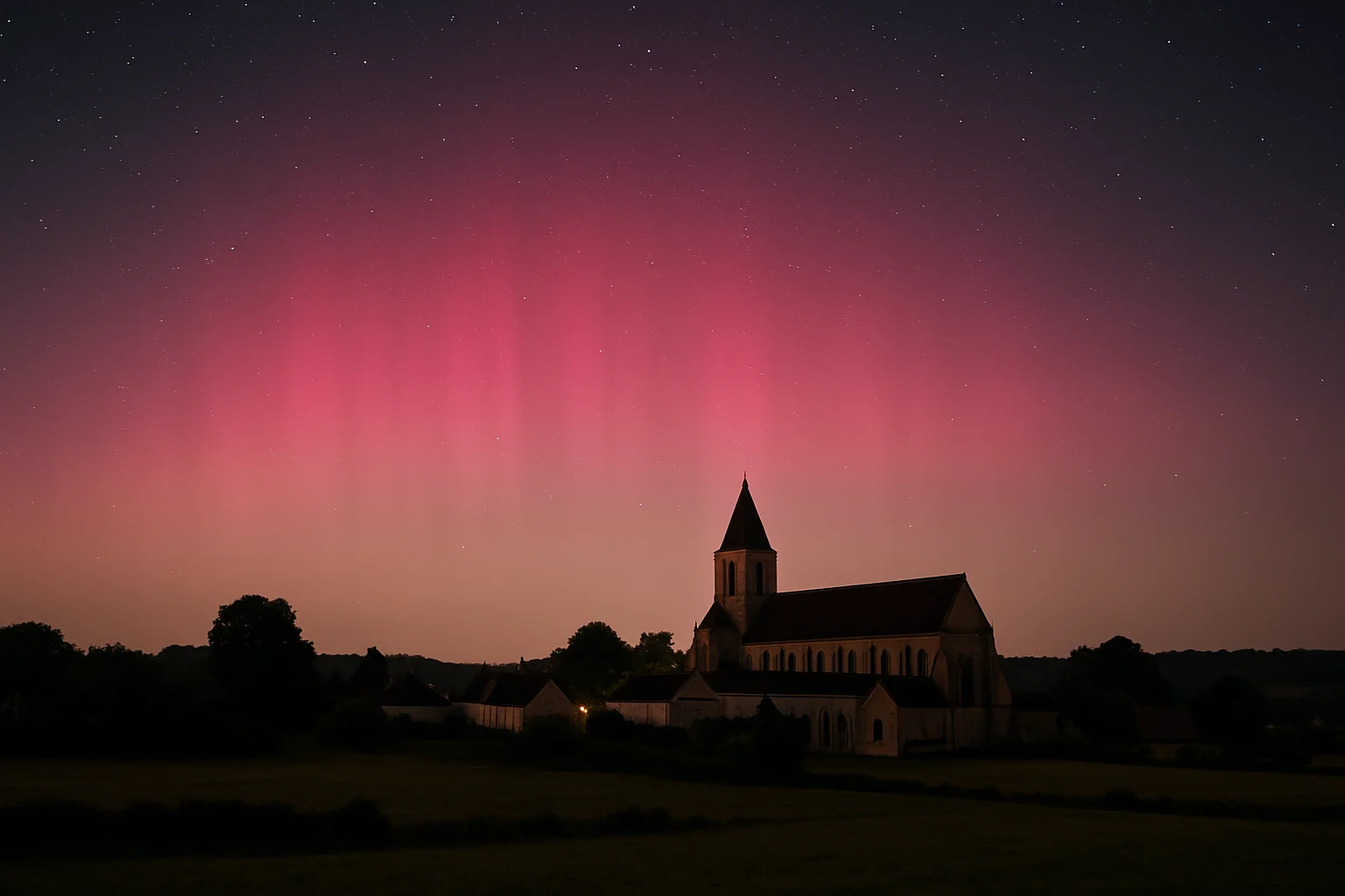 Noorderlicht kleurt Franse nachten: zeldzaam poollicht zichtbaar tot in de Gironde
