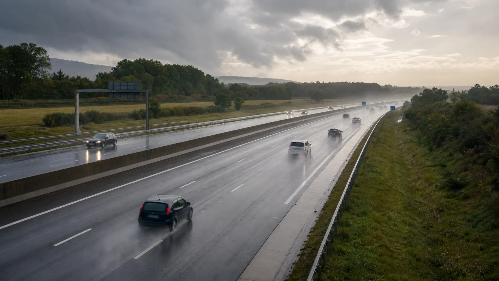 Regen op de terugweg uit Frankrijk? Dan geldt 110 op de autoroute