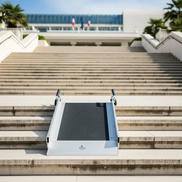 Toerist met ernstige handicap geweigerd bij rondleiding Palais des Festivals Cannes