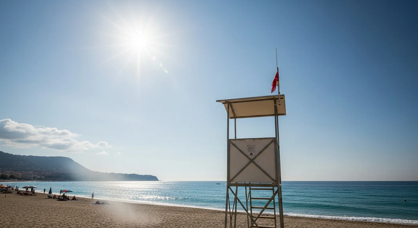 Arts waarschuwt voor blootstelling strandwachten aan zon en hitte in Menton