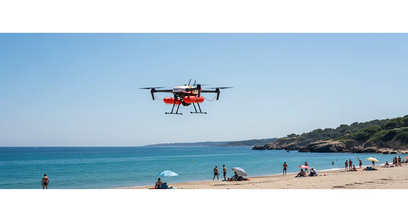 AI-gestuurde reddingsdrones beschermen stranden aan de Franse Middellandse Zee