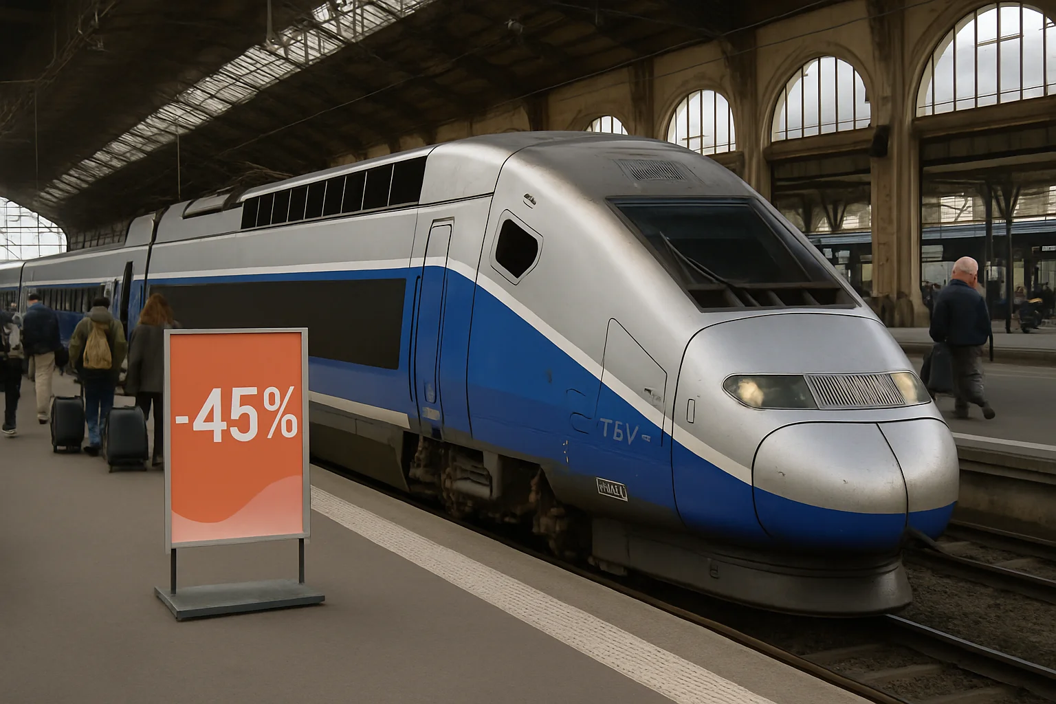 SNCF biedt tijdelijk 45% korting op 450.000 TGV-tickets