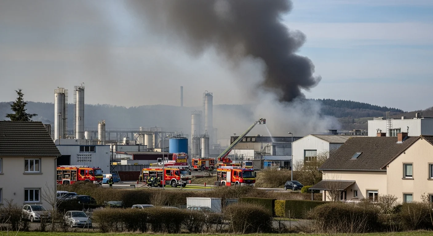 Grote brand bij Seveso-entrepot in Moselle: 30.000 inwoners moeten binnenblijven