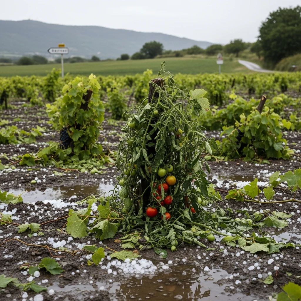 Zware hagelbuien veroorzaken grote schade aan landbouw in Ariège