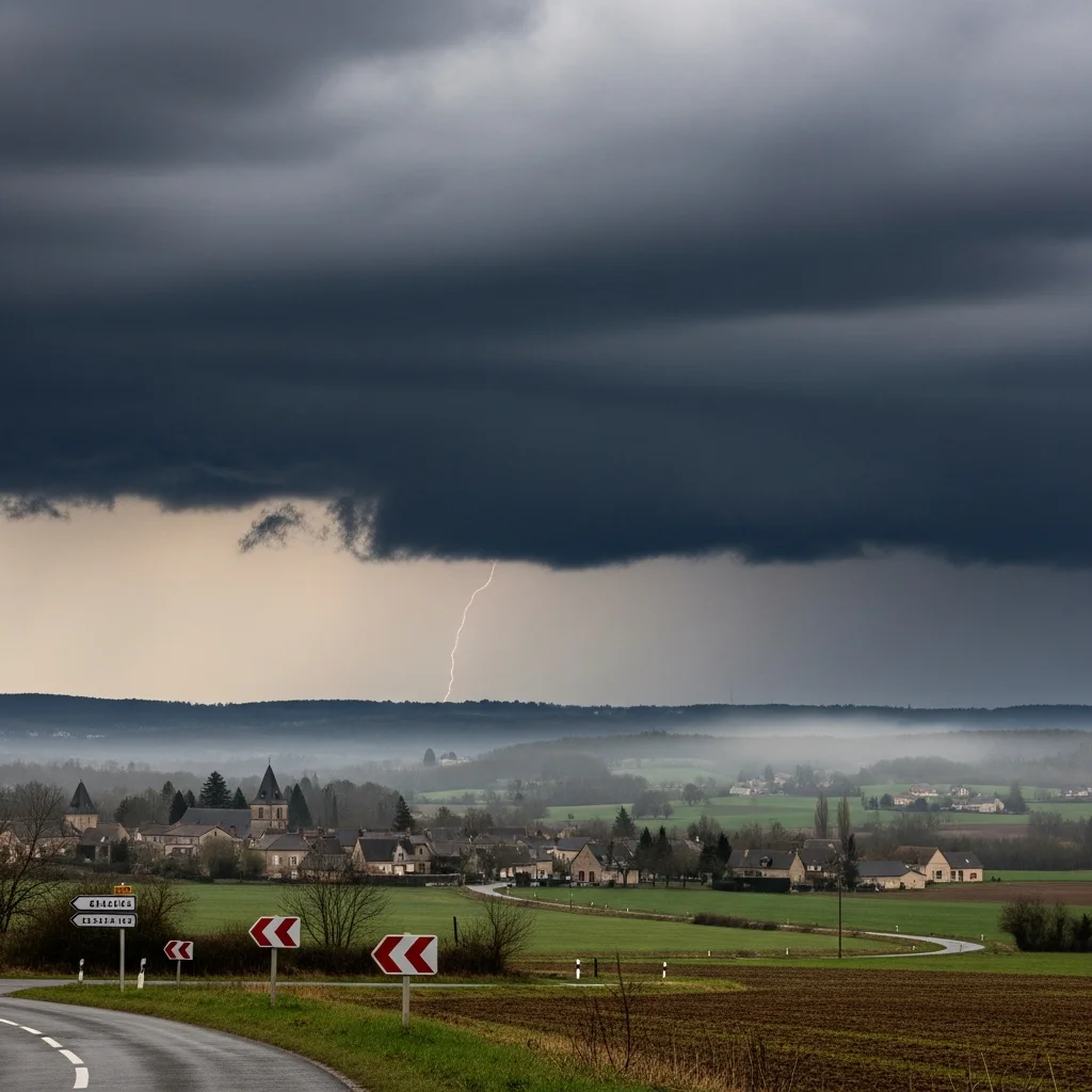 Onweersbuien trekken komend weekend over Frankrijk, temperatuur daalt fors