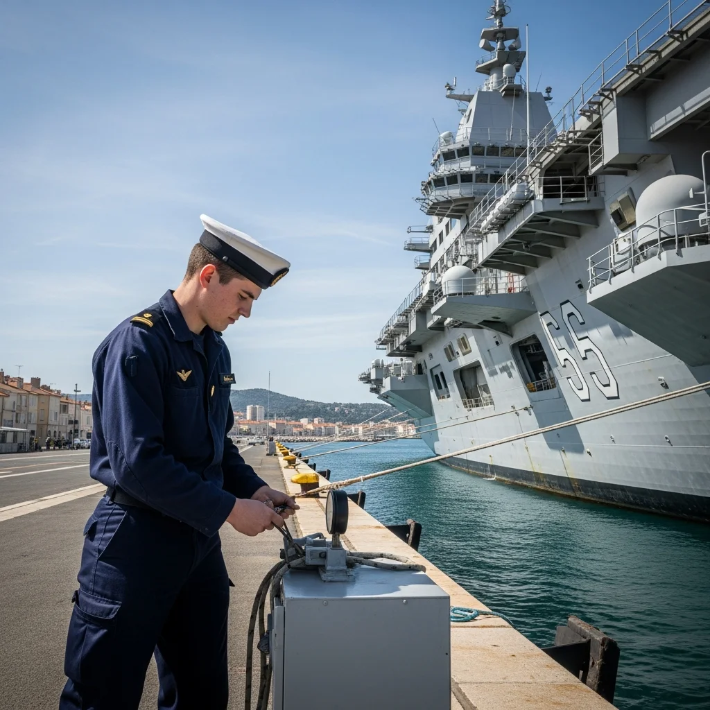 Opleidingsschool Hyères bereidt nieuwe bemanningsleden voor op Franse vliegdekschepen
