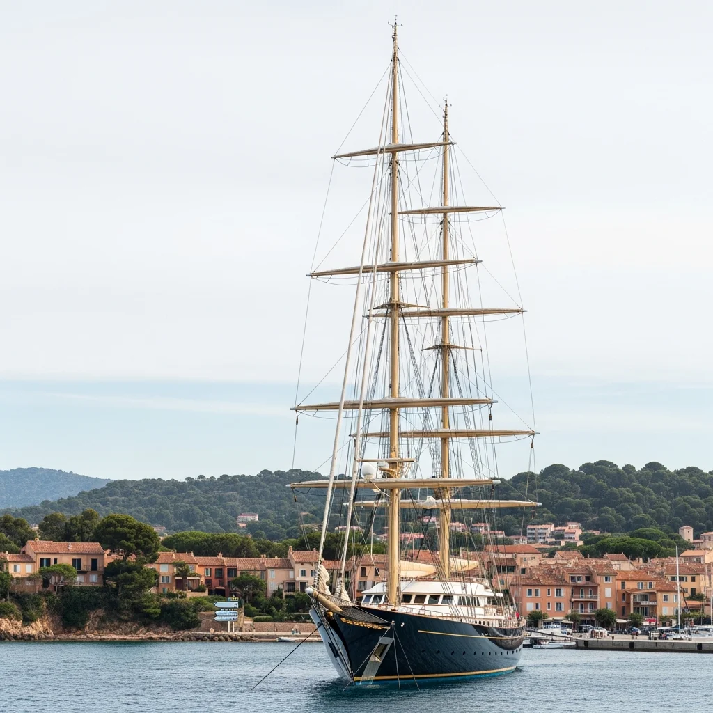 Grootste zeilboot ter wereld kiest Saint-Tropez als thuishaven