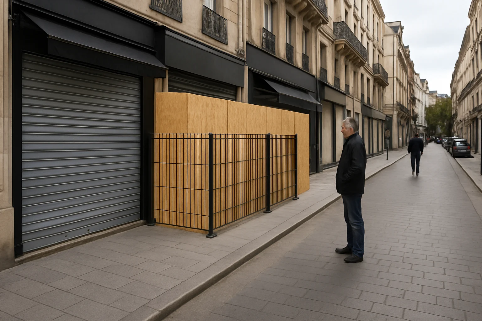 Franse winkeliers bewapenen zich na recente plunderingen uit vrees voor nieuwe ongeregeldheden