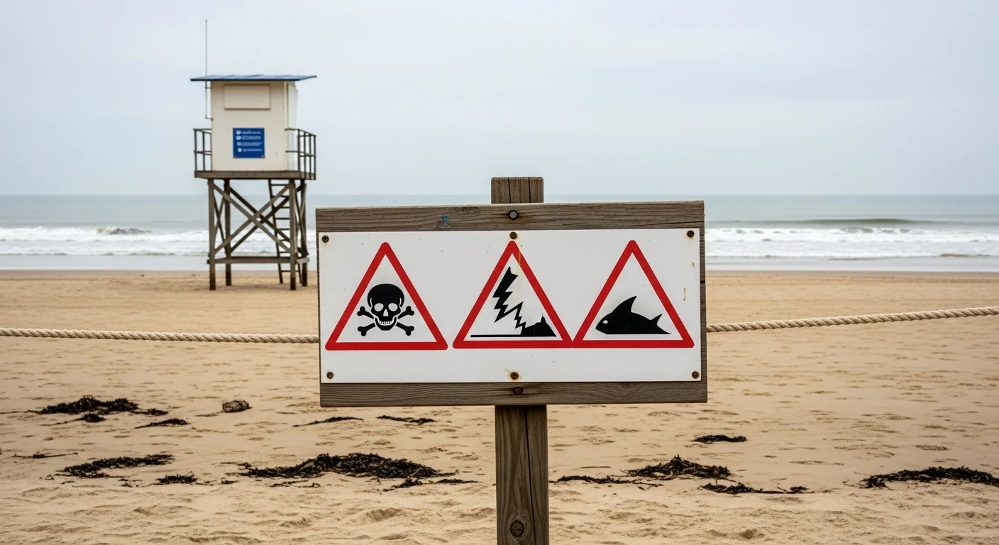 Plaagsituatie door Portugese oorlogsschepen sluit stranden aan Atlantische kust