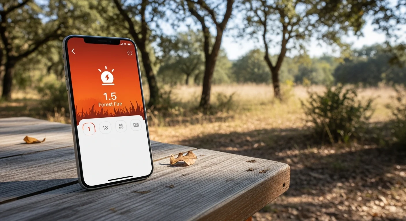 Gratis brandwaarschuwing-app 'Feux de forêt' massaal gebruikt bij bosbranden
