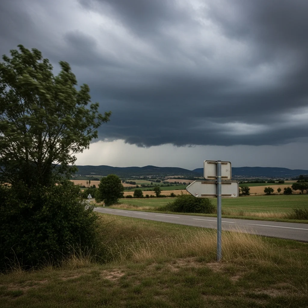 Waarschuwing voor onweersbuien en harde wind in Haute-Garonne