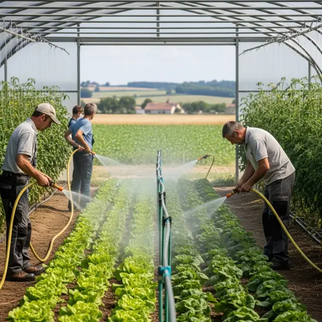 Vroege hittegolf dwingt Franse tuinbouwers tot extra maatregelen