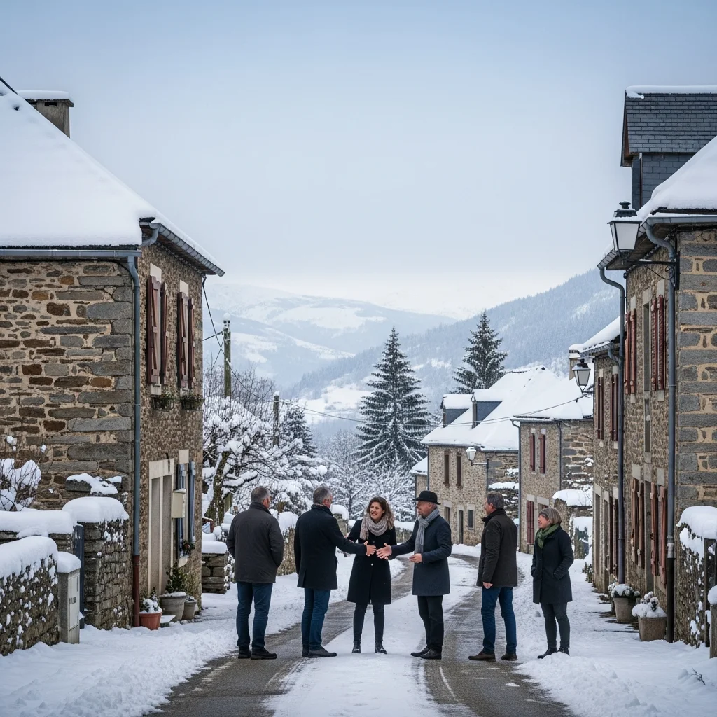 De betekenis van midwintergroeten in afgelegen Franse bergdorpen