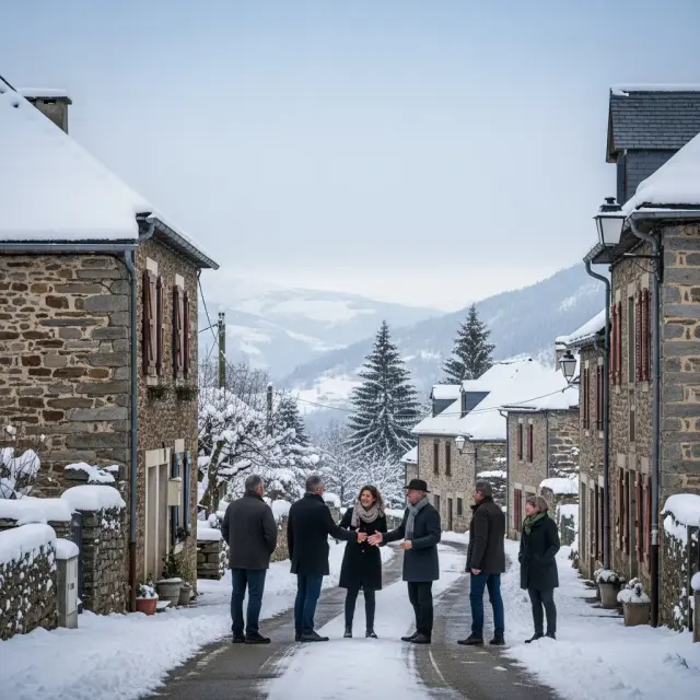 De betekenis van midwintergroeten in afgelegen Franse bergdorpen