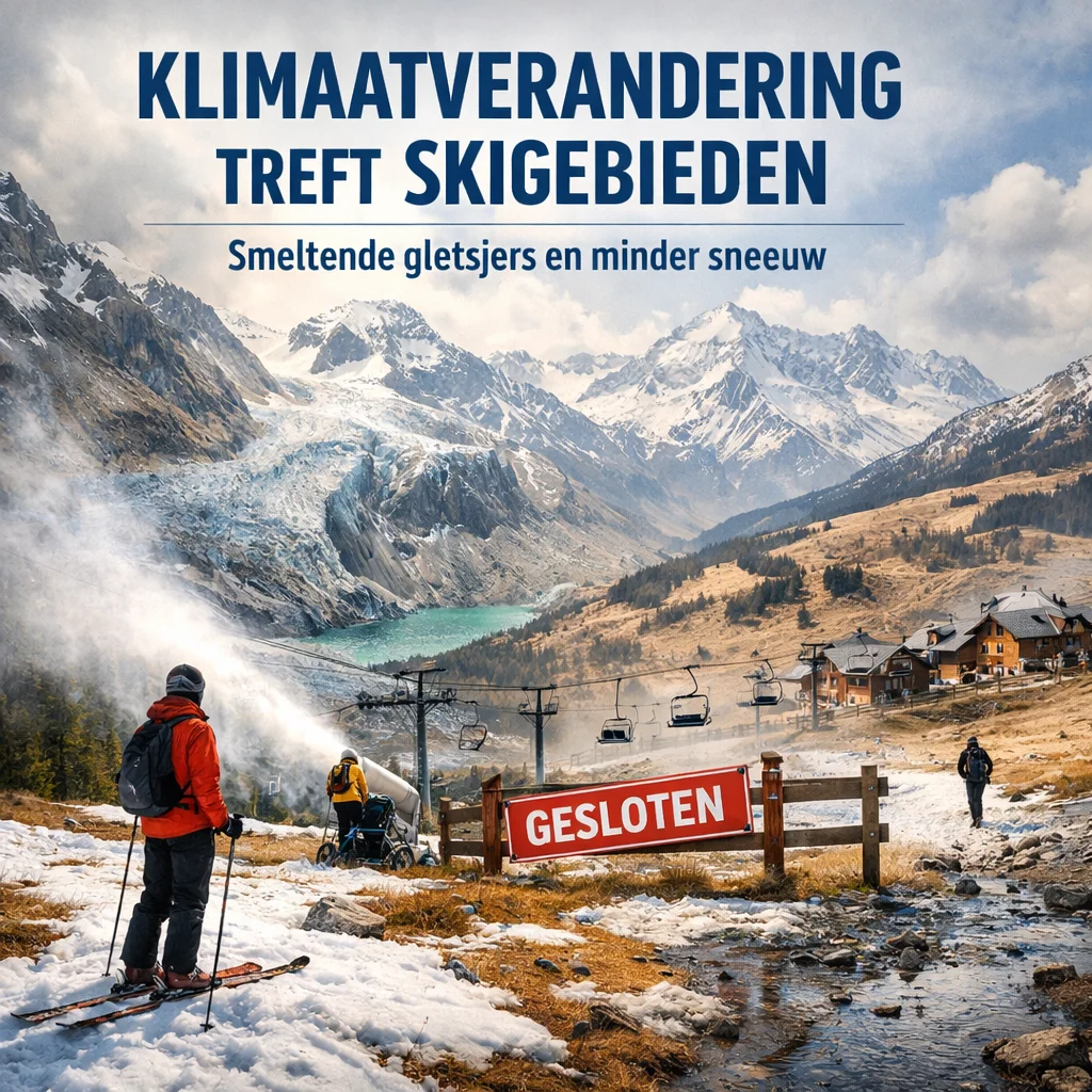 Skigebieden merken steeds meer gevolgen van klimaatverandering
