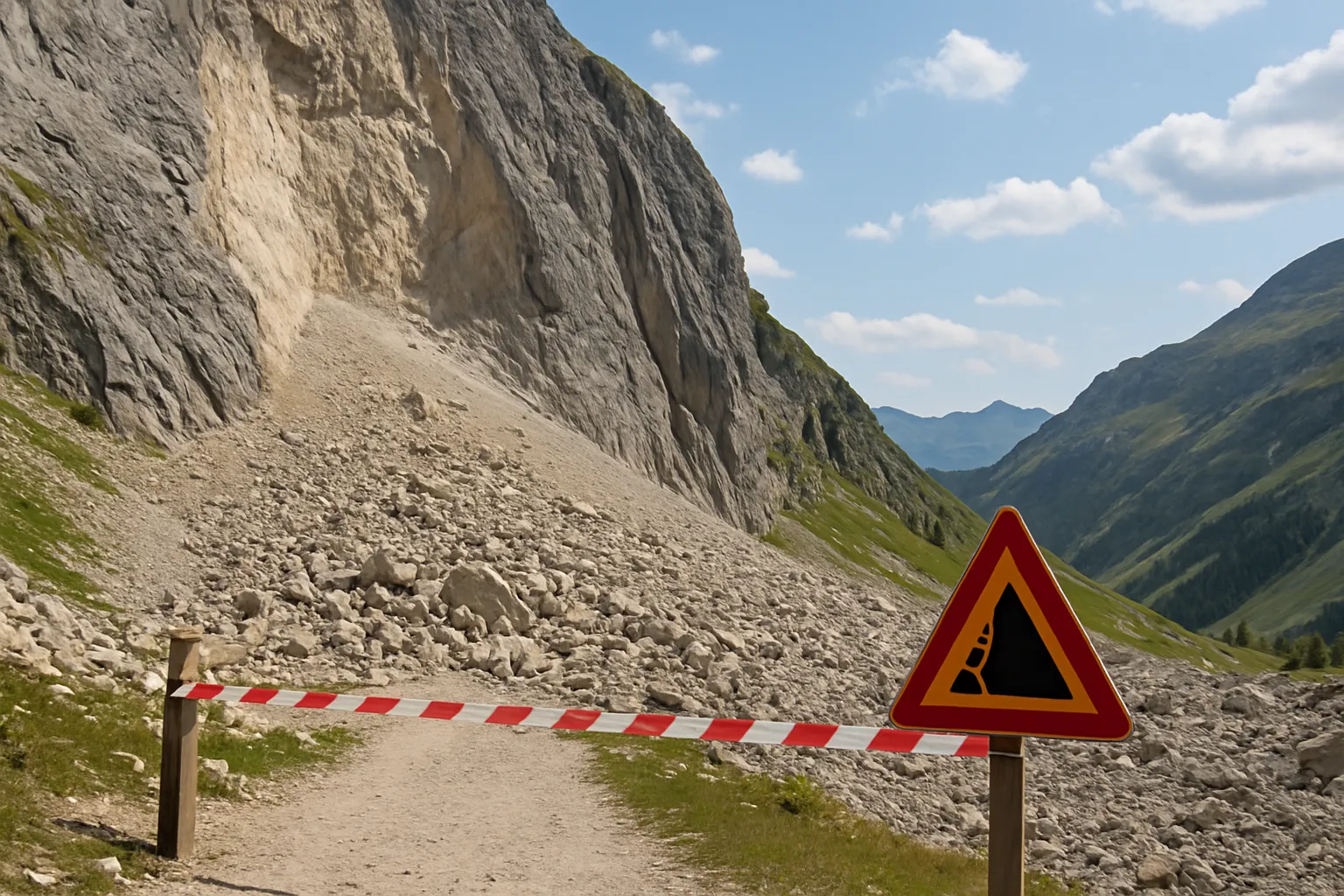 Recordaantal bergstortingen in Franse bergen deze zomer